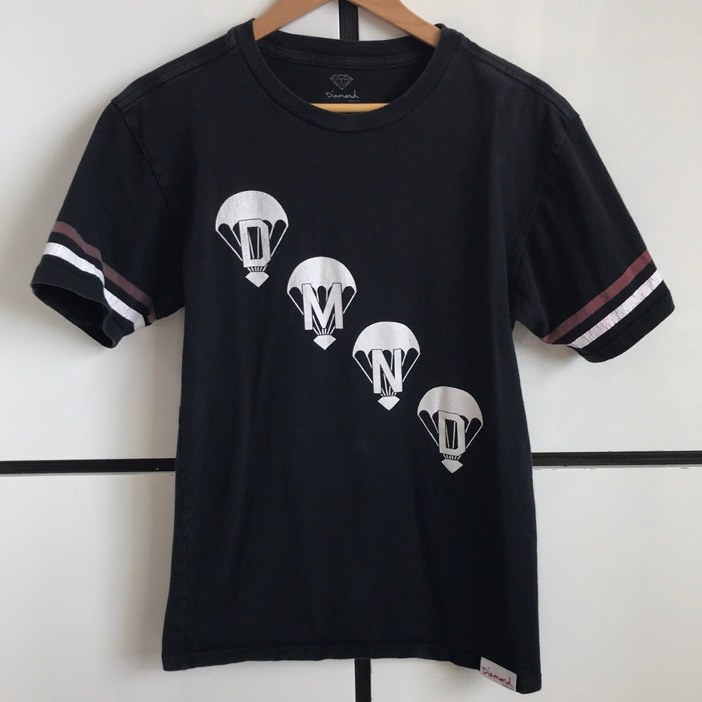 Men’s Street Wear Diamond T-Shirt - Picture 3 of 6